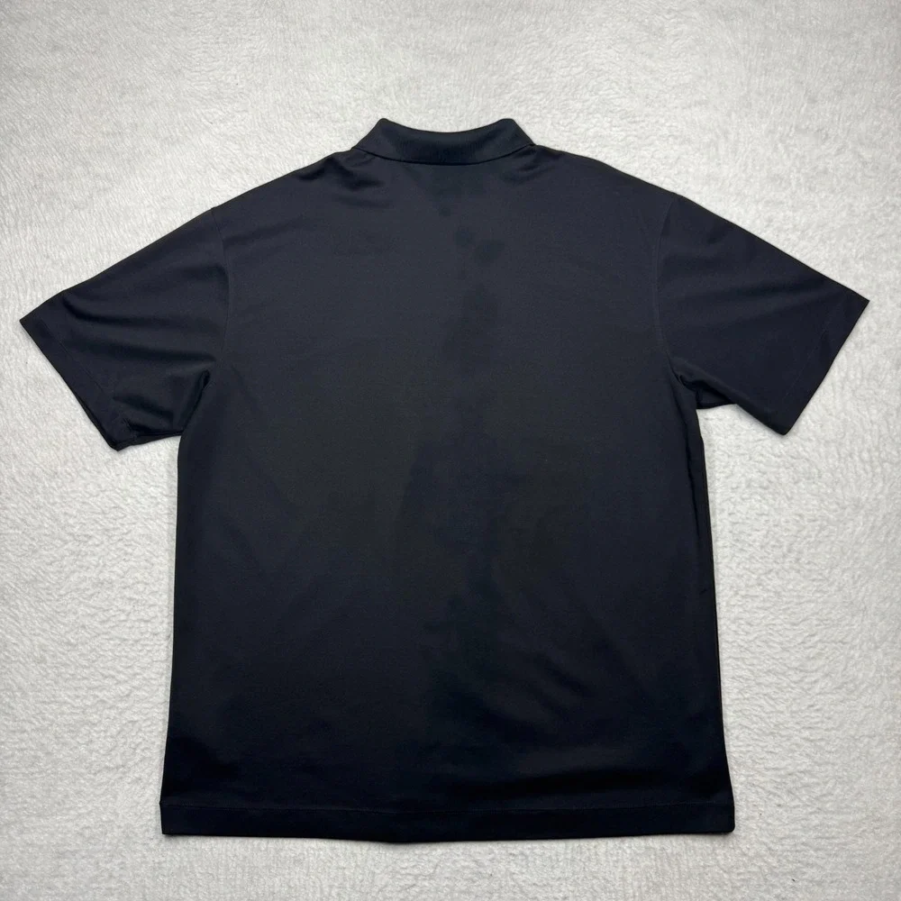 Colorado College‎ Tigers Nike Dri Fit Golf Black Polo Shirt Men's Size XL
